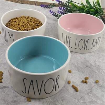CeramicpetbowldogCera