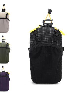 Water Bottle Holder Bag Phone Pocket and Quick-Adjust Strap