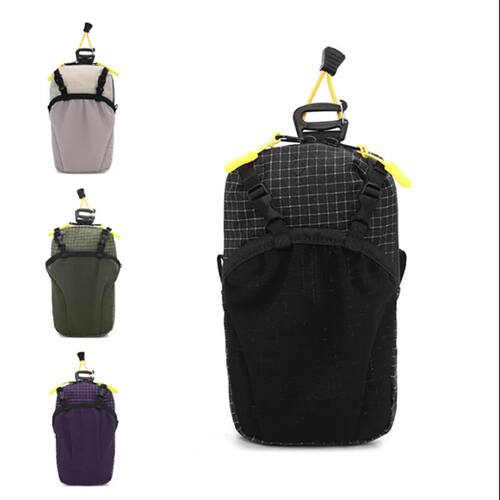Water Bottle Holder Bag Phone Pocket and Quick-Adjust Strap
