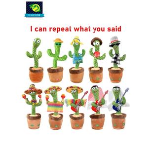 Dancing Cactus Repeat Talking Toy Electronic Plush Toys Duck
