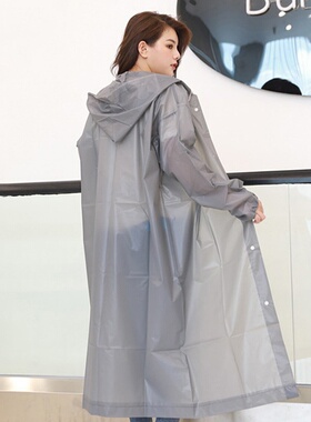 durable thick EVA women men raincoat waterproof cap poncho
