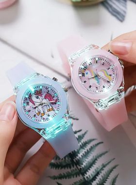 UTHAI C22 Kids's Watch For Cartoon Unicorn Watches Glow at N