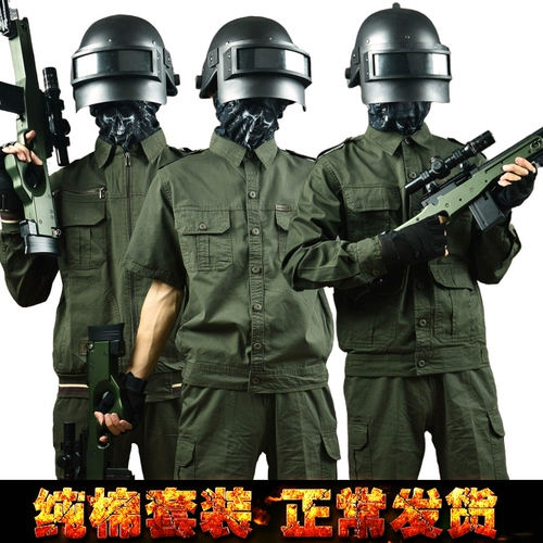 Хлопковый летний тонкий износостойкий комбинезон, защита от ожогов