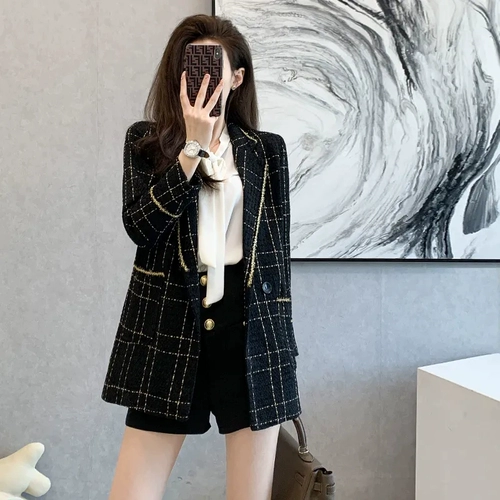 Демисезонная куртка для отдыха, в стиле Шанель, 2025 года, городской стиль