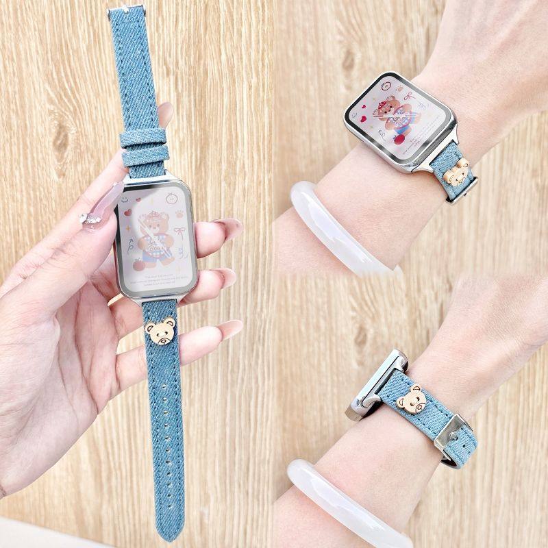 适用小米手环9pro表带8红米watch6手表腕带马蹄扣redmiwatch5女款