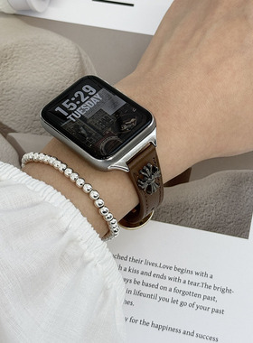 适用小米手环9/8pro红米watch6/5/4十字架卡扣表带小米手环10/9/8