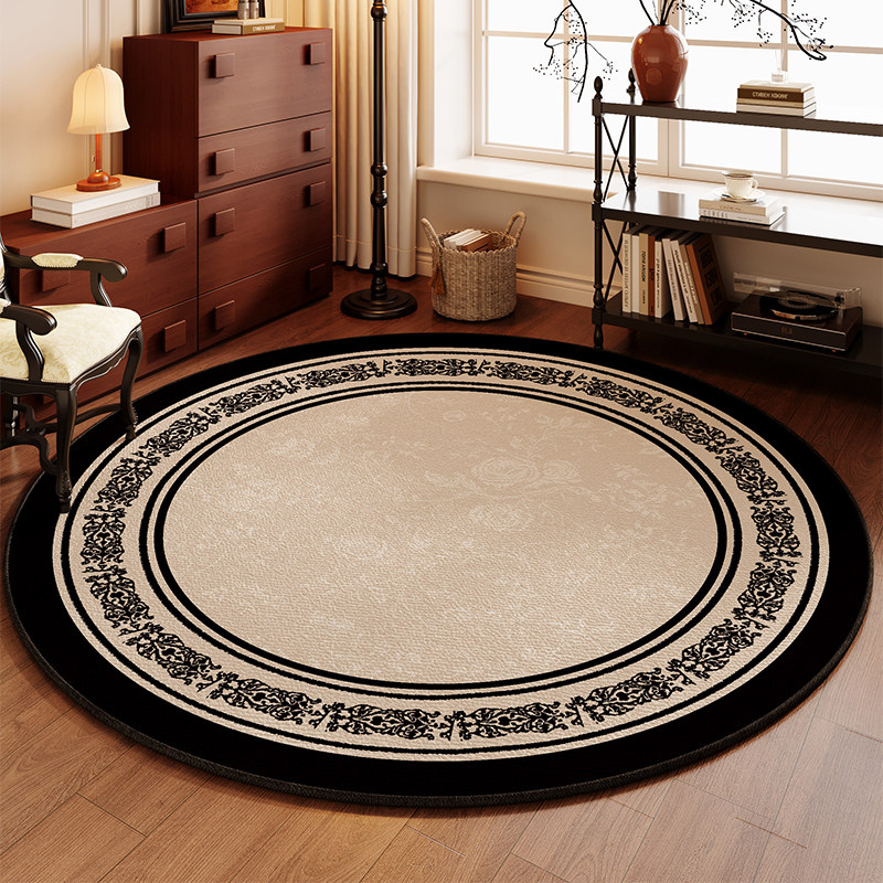 圆形地毯卧室电脑椅防滑地垫客厅沙发转椅地毯垫易打理免洗床边毯,居家布艺,入户地垫,淘宝优惠券,粉丝福利购,淘宝优惠卷