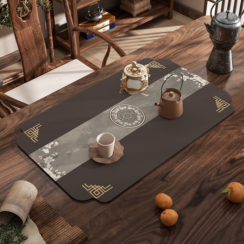新中式茶席茶台吸水垫硅藻泥垫子防水茶桌软垫茶具茶托沥水垫国风,居家布艺,厨房地垫,淘宝优惠券,粉丝福利购,淘宝优惠卷