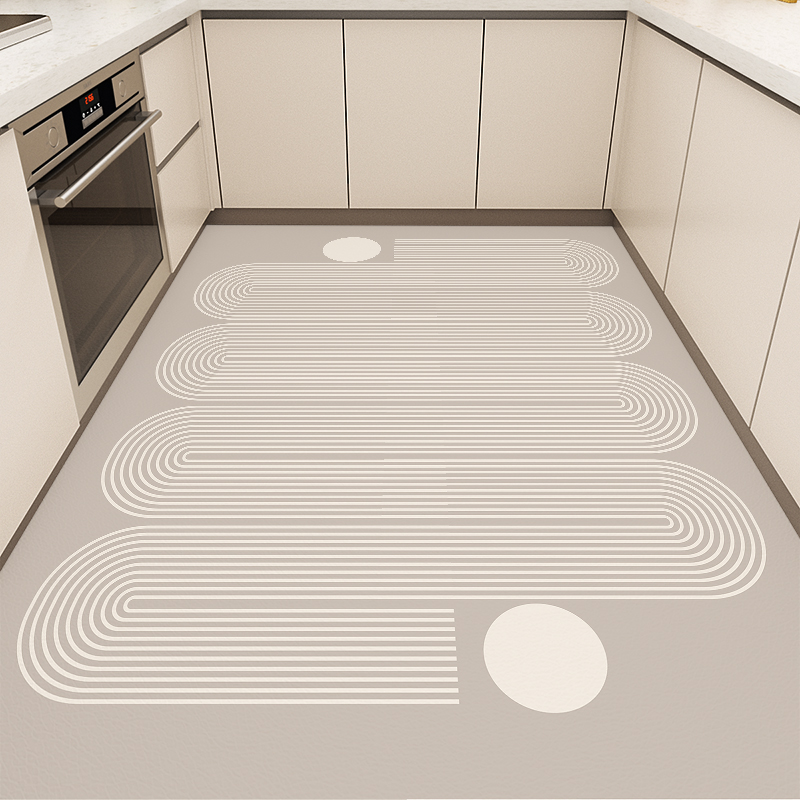 轻奢厨房地垫防水免洗
