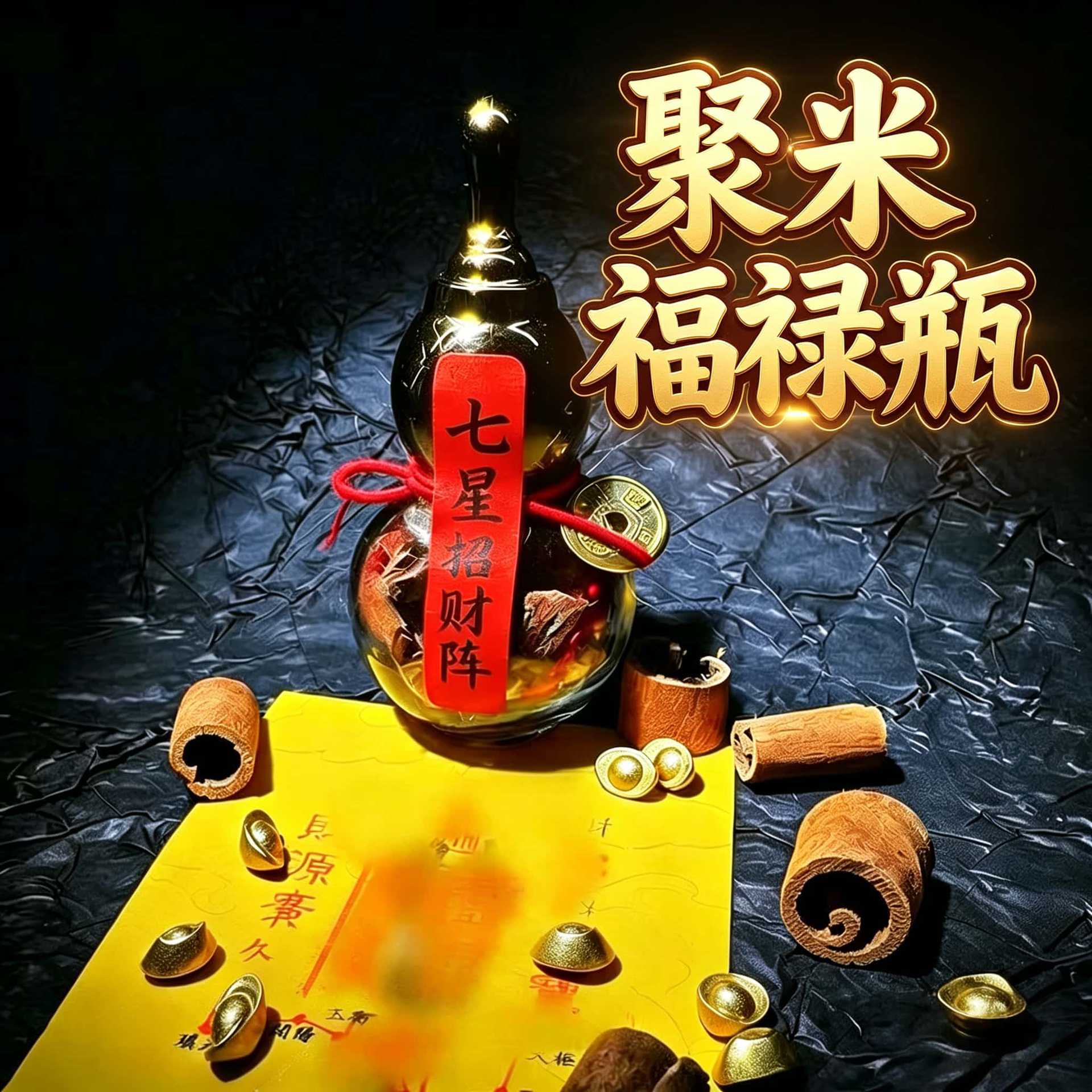 【招财加强版】七星招财阵招财进宝提升ShiI业Yun贵人运师傅制作