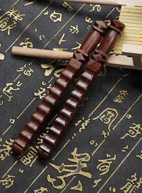 雷击枣木十字姜子牙天经打神九天应元九节鞭普化天尊打神鞭手把件