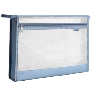 初中生分科文件袋大容量高颜值双层网纱科目袋小学生语文数学学科分类收纳袋试卷袋补习袋学习作业装书补课袋