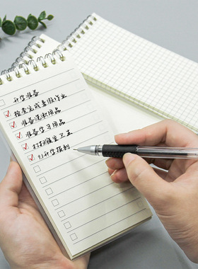 2025年日程本小记事本随身携带便签本小号每日目标日计划本空白笔记本备忘录日程任务清单口袋型便利打卡学生