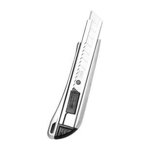 得力2057美工刀重型全钢加厚18壁纸刀钛合金不锈钢刀架工业级工具刀裁纸刀金属大号戒刀介刀包裹快递开箱刀