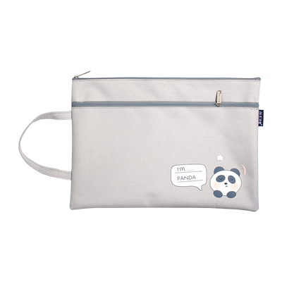 文件袋a5手提帆布产检收纳袋双层