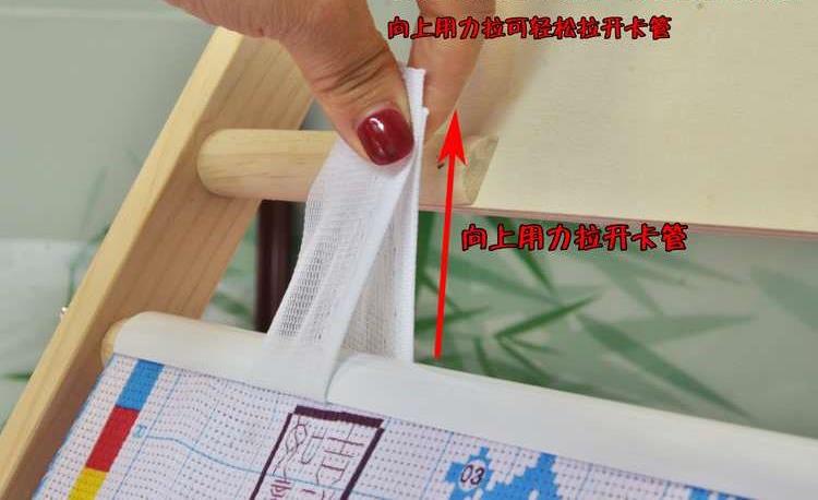 Vật tư thêu dụng cụ thêu đứng máy tính để bàn thêu giàn giáo thêu thêu chữ thập kệ phổ di động giường gấp - Công cụ & phụ kiện Cross-stitch tranh thêu chữ thập phật a di đà