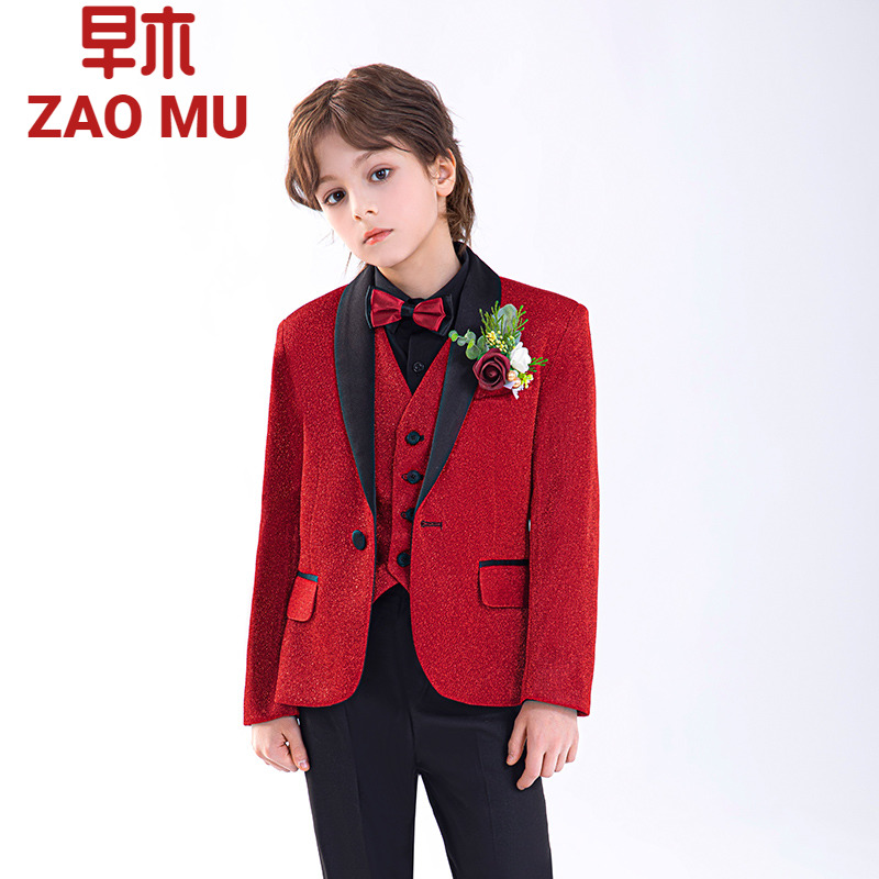 儿童西装套装男童时尚帅气