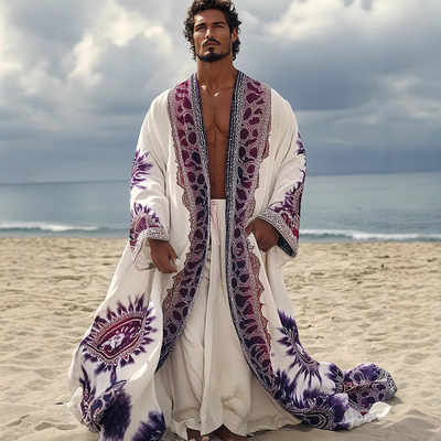 2025 Long sleeved Sunscreen Robe for Men and Women