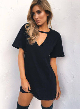 Sexy Halter suelto playa vestido Vestidos