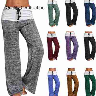 Female Plus Size Fashion Long Trousers Sweatpants