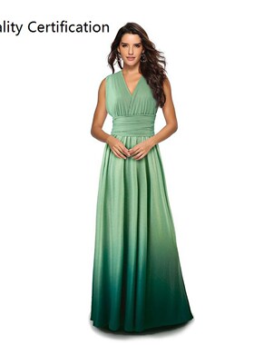 2020 new Sexy bandage gradient dress