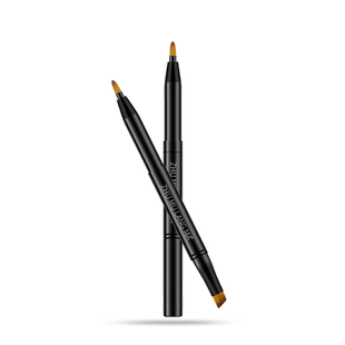 珠穆朗玛巨软貂毛双头伸缩眼影唇刷 口红刷眉刷 便携动物毛化妆刷