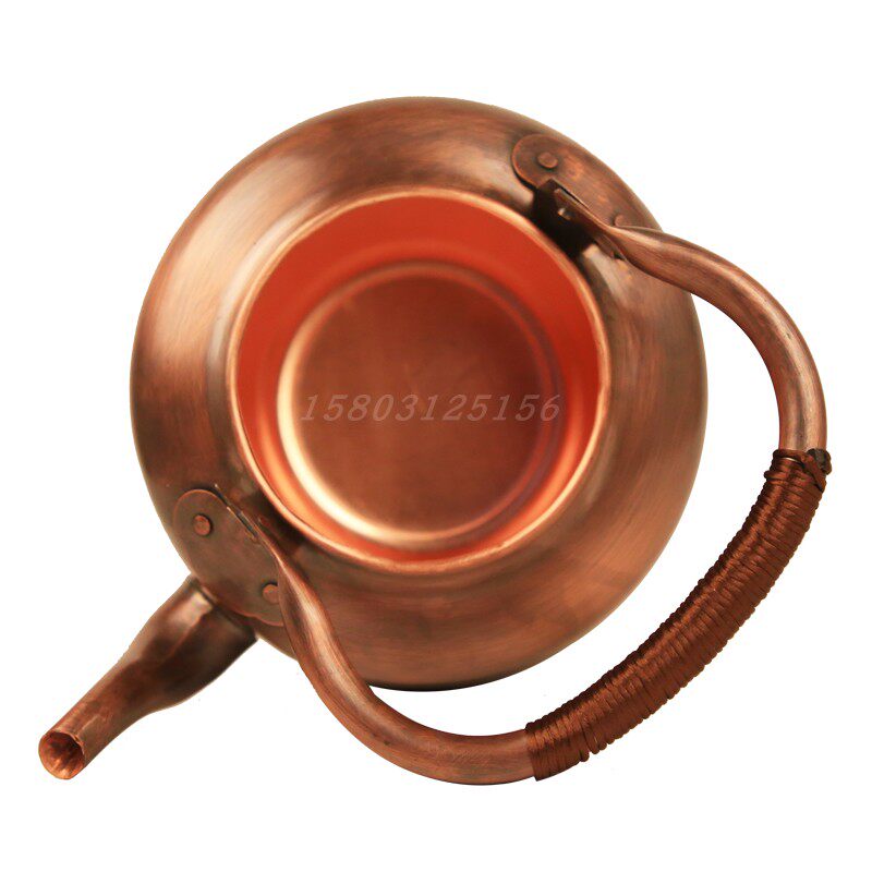 手工加厚茶壶火锅店加铜壶烧水壶纯紫铜家用 汤复古大号燃气黄铜|ruв категории посуда, чайный сервиз, чайник - от Buy2taobao.com для оказания профессиональной услуги покупки агента Taobao