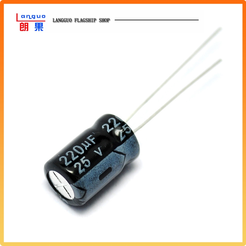 电解电容25V/220uF体积8*12mm