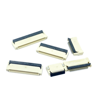 FPC前插后掀 后翻盖双面上下接 0.5MM 4P6P10P20P24P30 40 50 60P