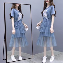 减龄休闲连衣裙流行女装2020夏季新款时尚气质显瘦小清新仙女裙子