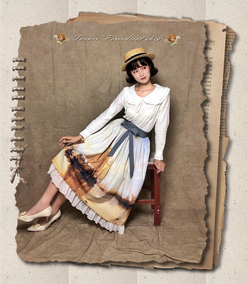 现货 透纳定期船油画柄Lolita cla系洛丽塔六翼猫原创设计