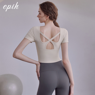 EPIH高级感瑜伽服上衣女夏季绝美