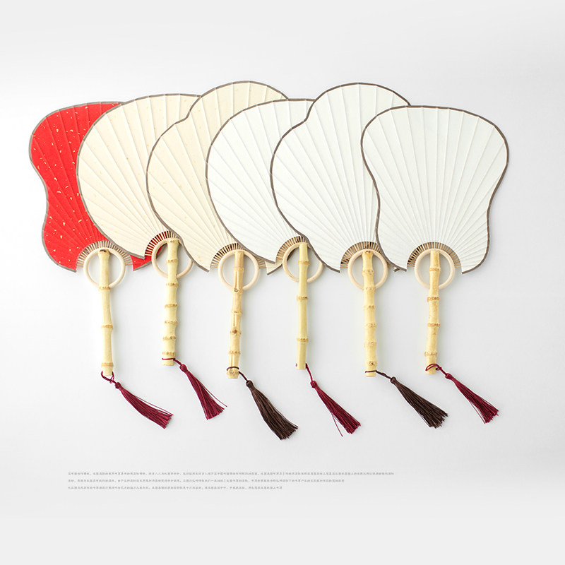 MAK Pushan Japanese circular fan blank Rice paper fan Hand drawn Calligraphy classical Palm-leaf fan Palace fanin the Home Daily , Fan/Mini Fan/Fitting/Ice pad/Ice stickers , Fan  category - from Buy2taobao.com to provide professional Taobao agent buy service