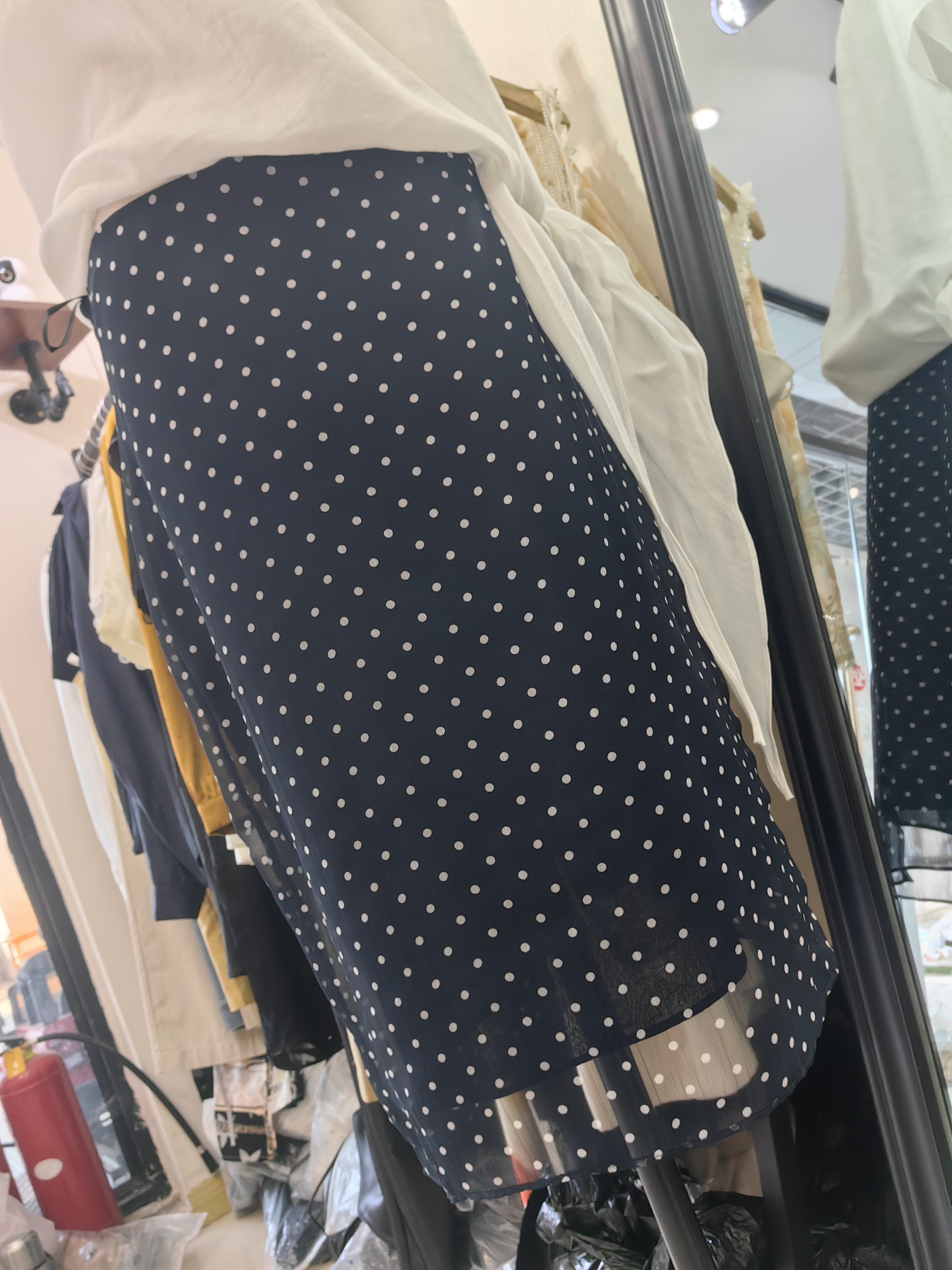 实体店同款2025夏季新款复古半身裙