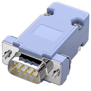 镀金DB9公头9针母头串口RS232/RS485/COM口连接器232九针9P插头