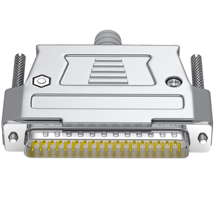 DB37公头母头焊线接插头实心铜针镀金37针连接器D-SUB37芯连接器