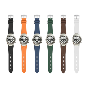 维瑞亚橡胶表带适用于芝柏桂冠计时Laureato Chronograph 42mm