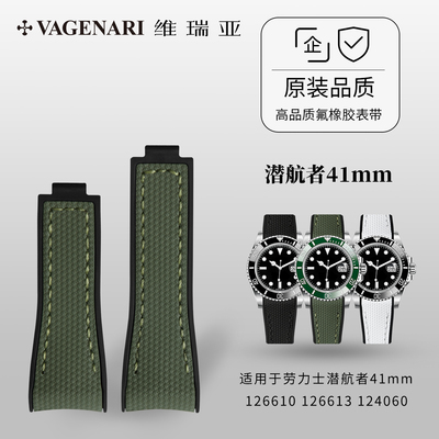 【全包表壳】维瑞亚网格纹胶带适用潜航者126610 126613 124060