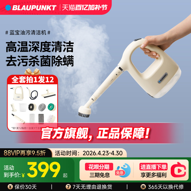 德国蓝宝高温高压蒸汽清洁机家用小型厨房空调家电油烟消毒清洗机