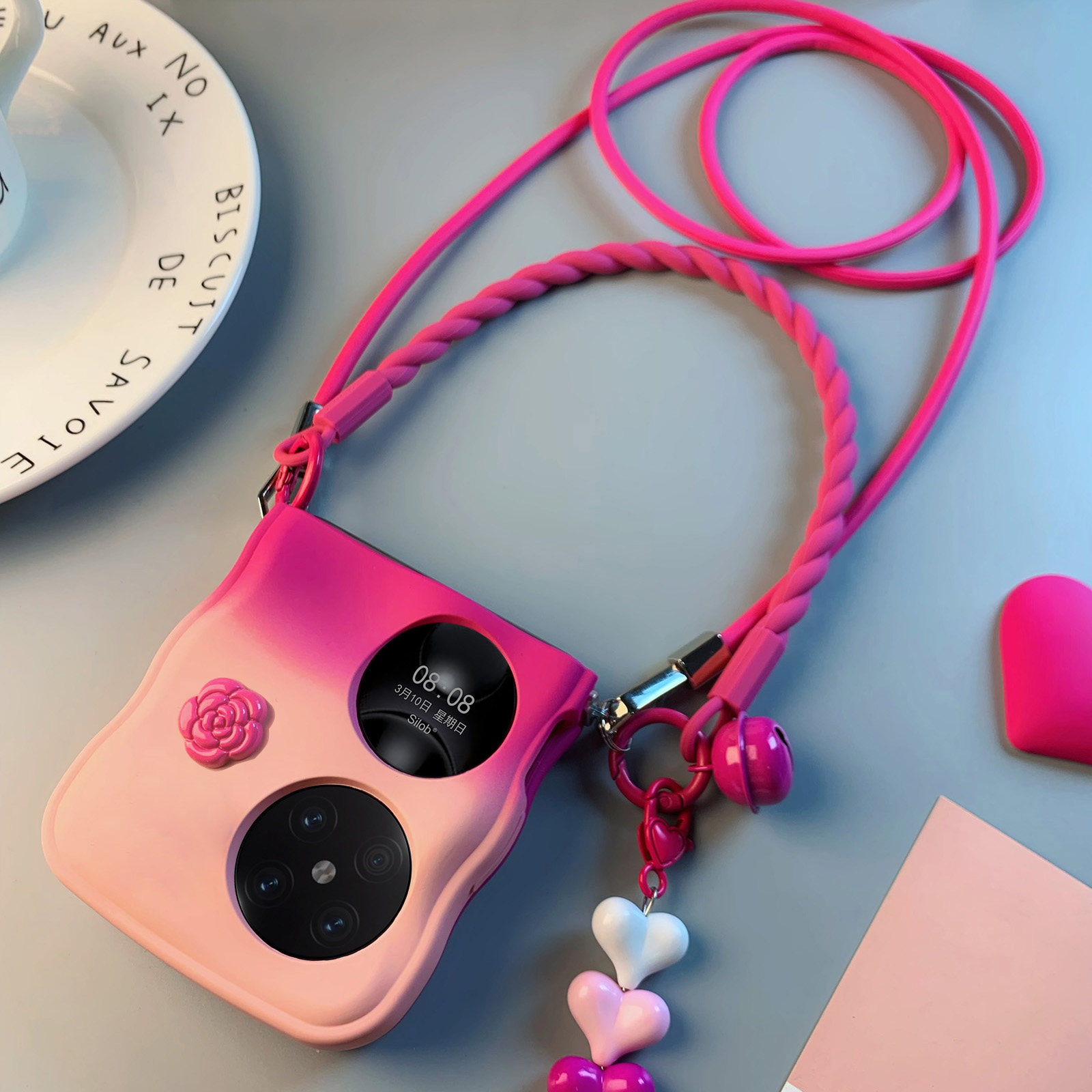 硅胶防摔软壳适用华为pocket2手机壳p60pockets新款机壳p50pocket折叠屏保护套宝盒全包新品粉色手提斜跨卡通,3C数码配件,手机保护套/壳,淘宝优惠券,粉丝福利购,淘宝优惠卷