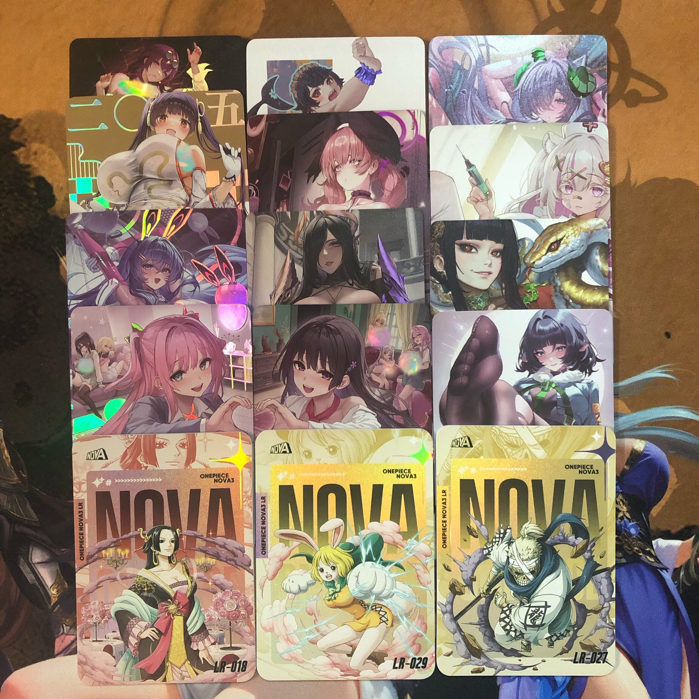 绘天阁单卡 整理第一到七季剩余彩闪磨砂收藏卡（大卡63*88mm）