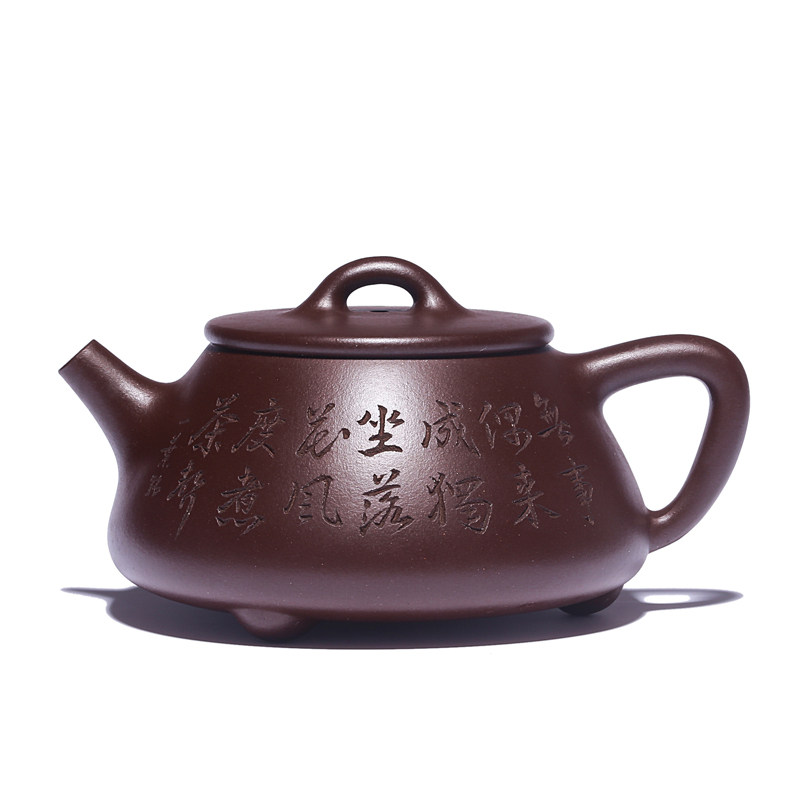 刻绘大口茶壶石瓢壶手工家用泡茶壶老紫泥玉壶居宜兴紫砂壶纯全|ruв категории посуда, чайный сервиз, чайник - от Buy2taobao.com для оказания профессиональной услуги покупки агента Taobao