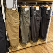 男女情侣款 秋新款 纱卡全棉弹力束脚工装 裤 匠品 休闲裤 东吉U家