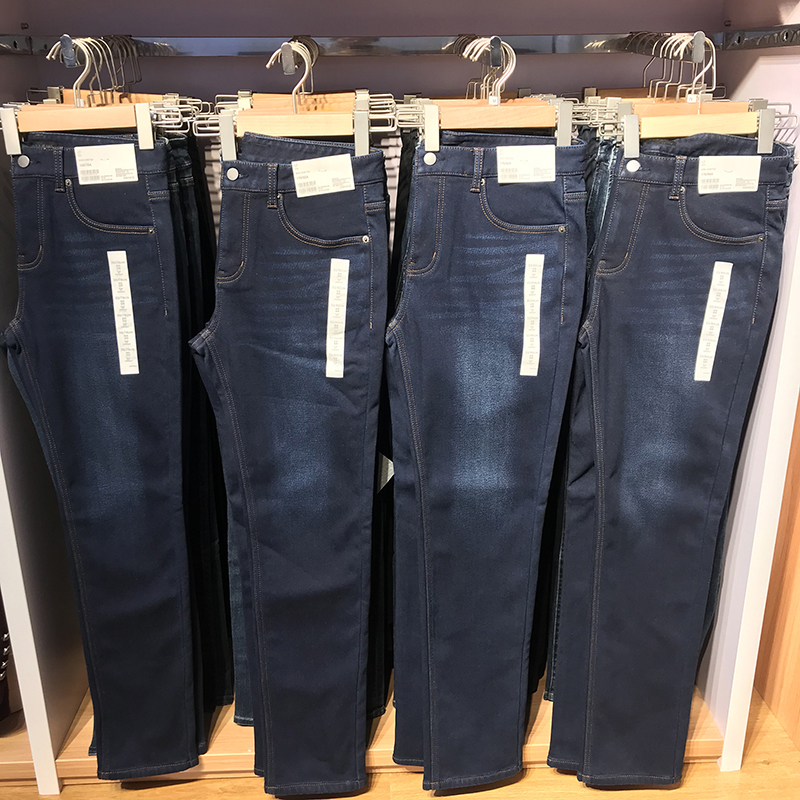 加绒长裤牛仔裤加绒加厚冬季