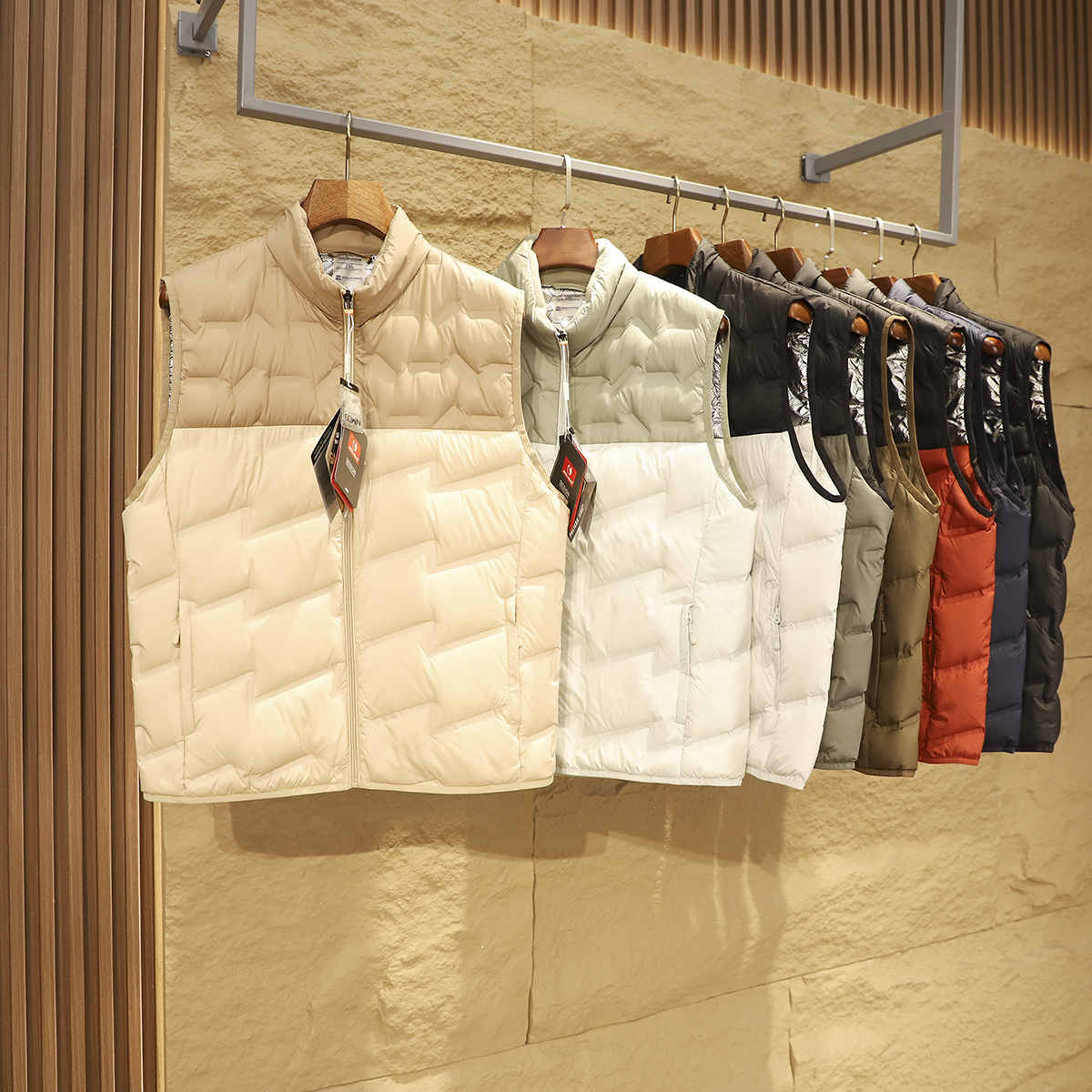 羽绒马甲防风保暖锁温抗寒