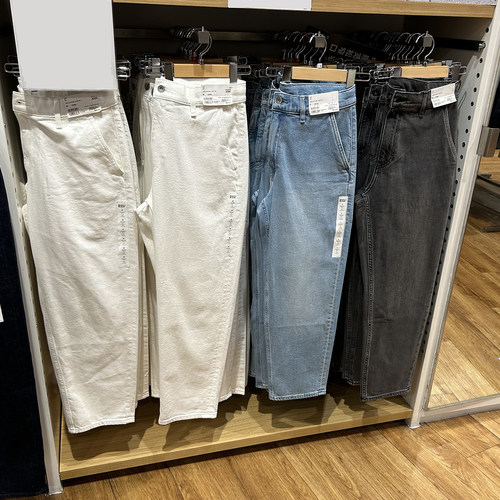 男士水洗棉弹力直筒牛仔裤休闲裤