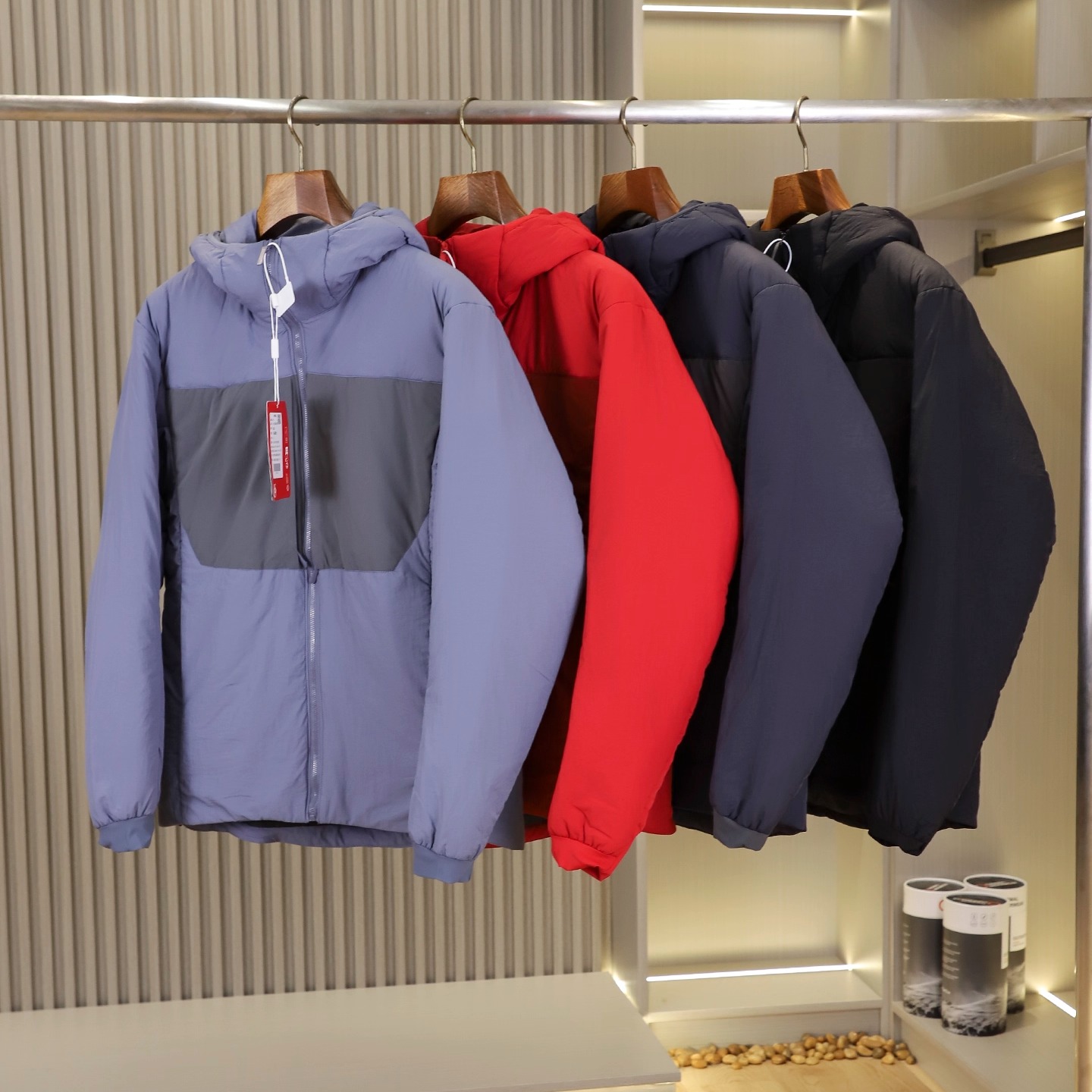 鸟~户外飞禽系列~男女同款弯刀袖防风防寒连帽加厚保暖棉衣棉服冬