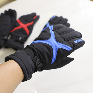 抵御严寒~耐磨防水~冬季男女户外登山滑雪骑行加厚保暖加绒手套
