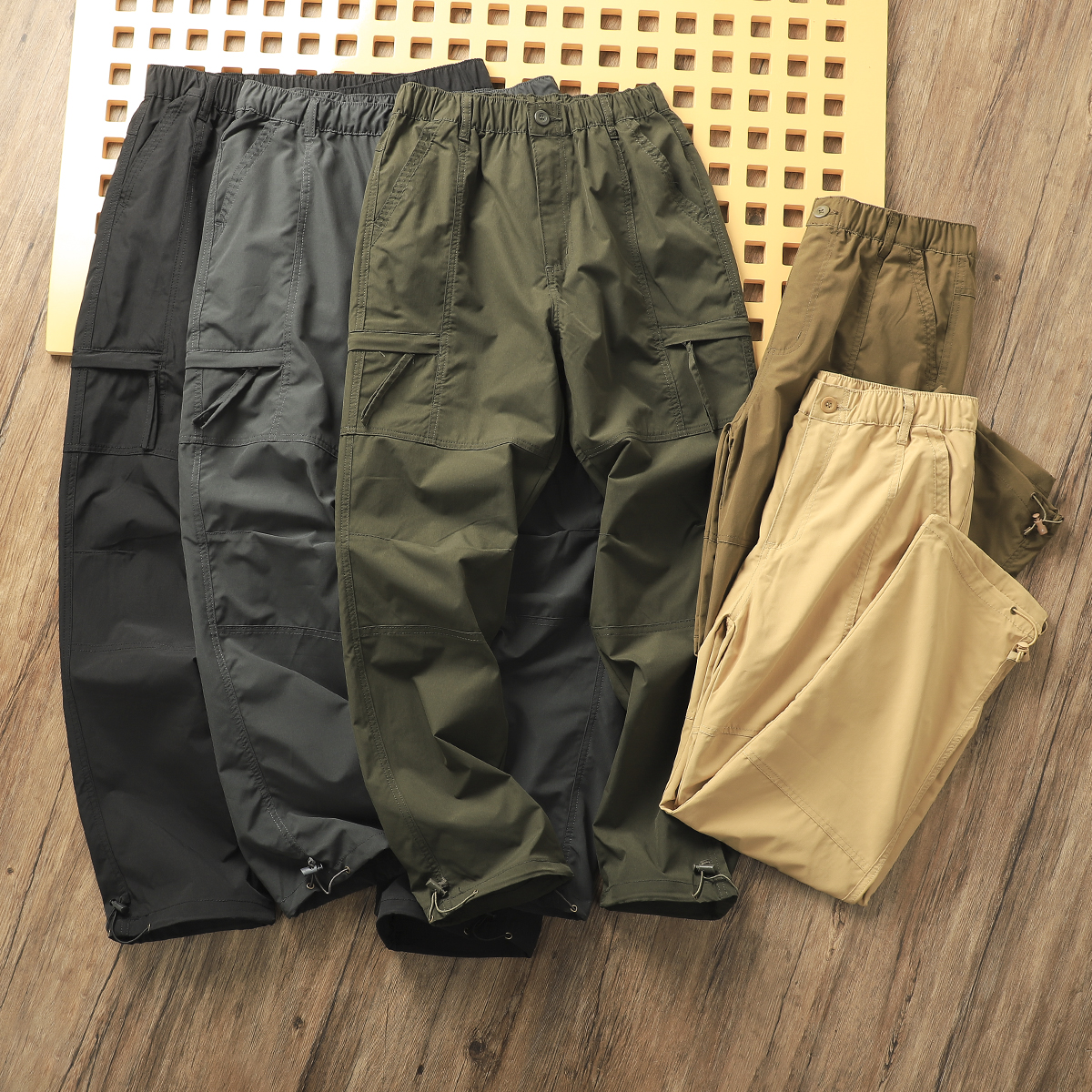 长裤直筒潮流登山冲锋工装裤