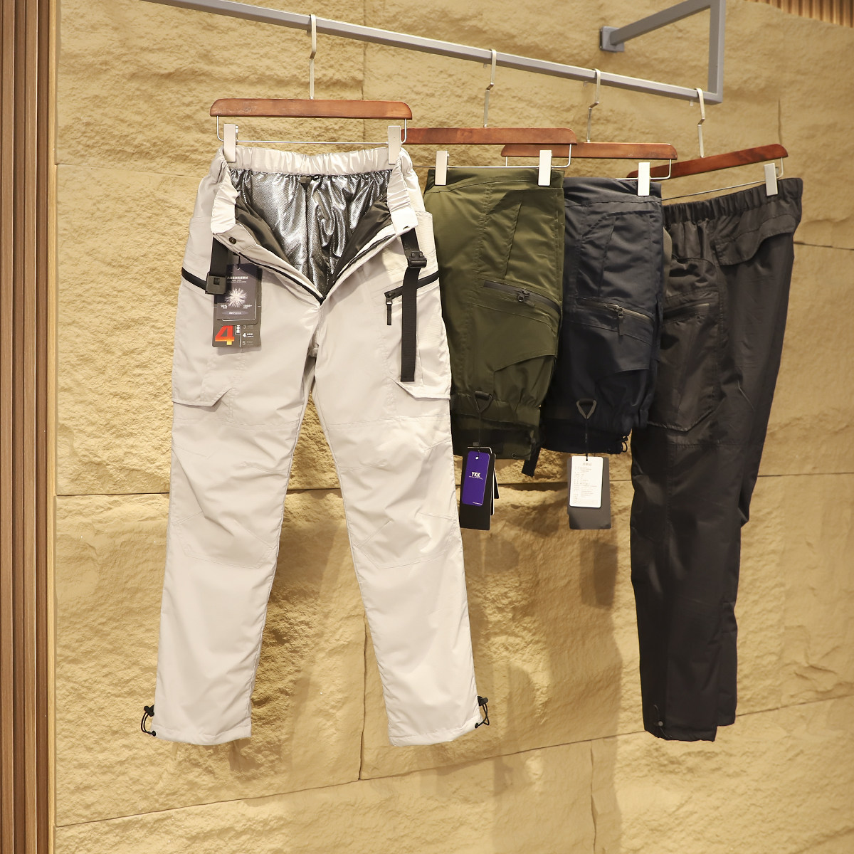 加拿大单~战术机能滑雪裤~冬男士抗极寒户外防风水鹅绒工装羽绒裤,男装,羽绒裤,淘宝优惠券,粉丝福利购,淘宝优惠卷